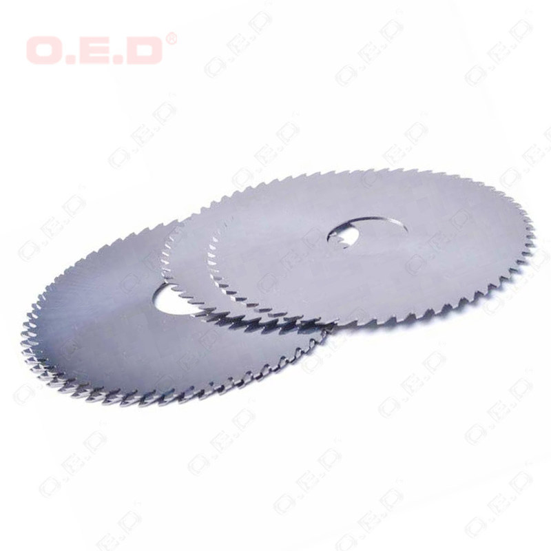 Ra 0.4 Solid Carbide Slitter Blades , 90.5 HRA Carbide Slitting Saw Blades