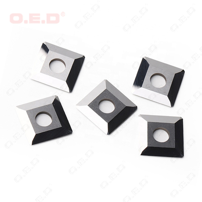 Indexable Wood Turning Carbide Inserts , K05 Carbide Inserts For Wood L14mm