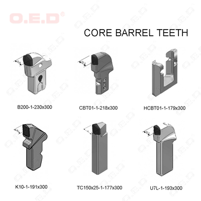Carbide Agricultural Wear Parts Inserts Cast Steel Body HRA 90-91