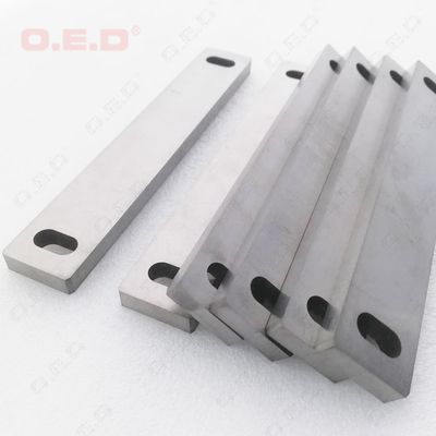 Ground Sliding Tungsten Carbide Strips Length 110mm With Holes ​