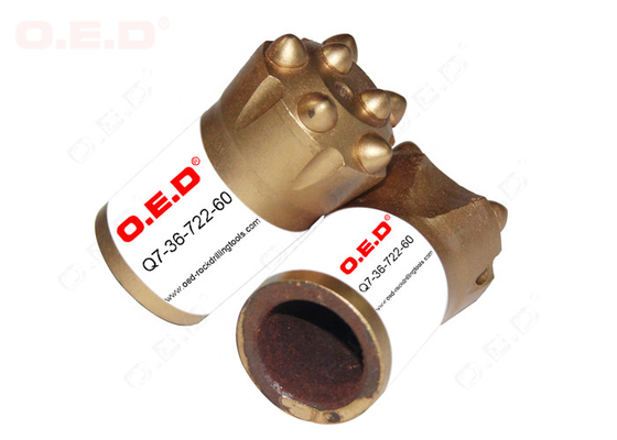 Dia 34mm Tungsten Carbide Rock Drill Bits Length 65mm for Quarry