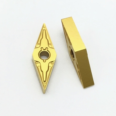 PVD Coated Carbide Cutting Tools , VNMG160408 Carbide Inserts For Cutting Tools