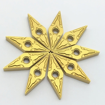 PVD Coated Carbide Cutting Tools , VNMG160408 Carbide Inserts For Cutting Tools