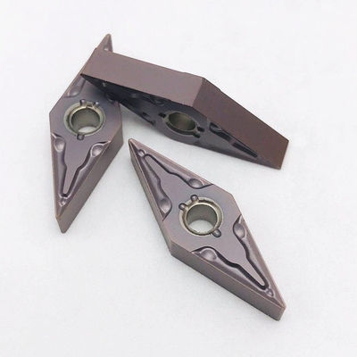 PVD Coated Carbide Cutting Tools , VNMG160408 Carbide Inserts For Cutting Tools