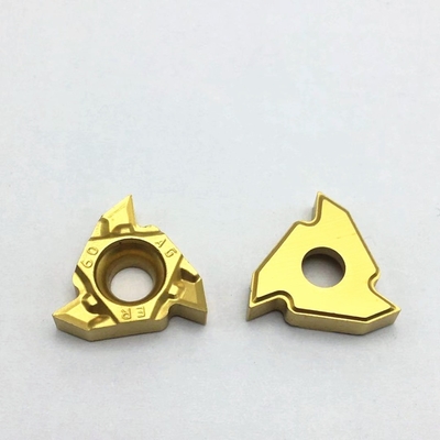 1 Pitch Cvd Coated Inserts , Tungsten Carbide Threading Inserts