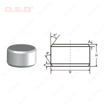 K30 Flat top Tungsten Carbide Buttons HRA 90 For Oil Field