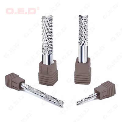 Solid Carbide Corn Teeth 3.175 4mm End Mill Pcb Milling Router Bit CNC Engraving Tools Cutter
