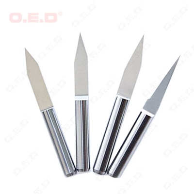 Solid 3.175mm 6mm Tungsten Carbide V Engraving Router Bit For Wood Acrylic Plastic PVC