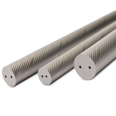 Graphite Composites Material Milling Blank Carbide Rods With Helical Coolant Holes