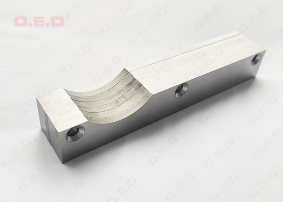 R102 YL10.2 Tungsten Carbide Wear Plate With M8 Bolt Holes Length 197mm