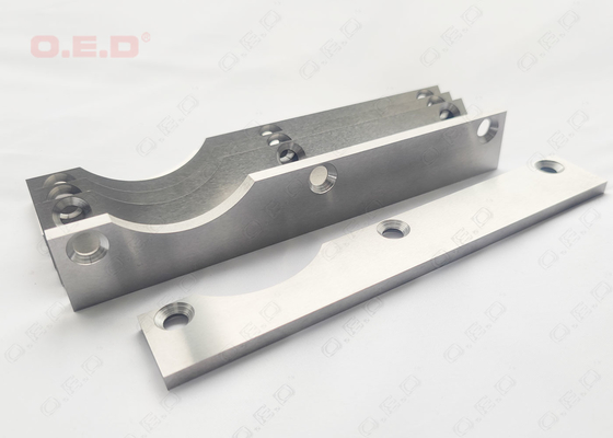 R102 YL10.2 Tungsten Carbide Wear Plate With M8 Bolt Holes Length 197mm
