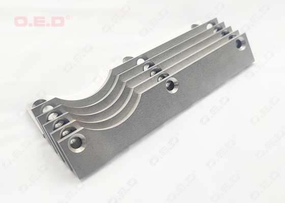 R102 YL10.2 Tungsten Carbide Wear Plate With M8 Bolt Holes Length 197mm